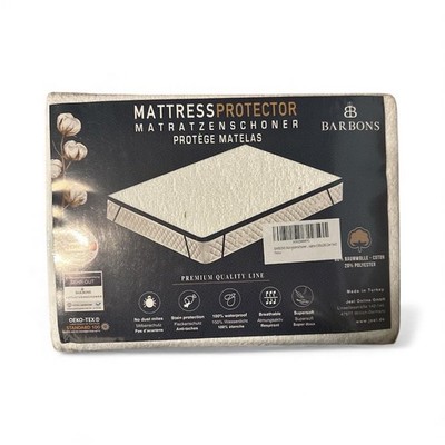 ( 2er Set )Barbons Matratzenschoner Oeko-TEX Zertifiziert Atmungsaktiv 180x200cm