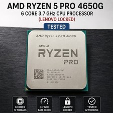 AMD Ryzen 5 PRO 4650G 6 core 3.7 GHz CPU Processor (lenovo locked) - TESTED