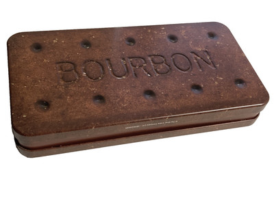 Sammlerstück 400g Bourbon Keksdose leer in gutem Zustand