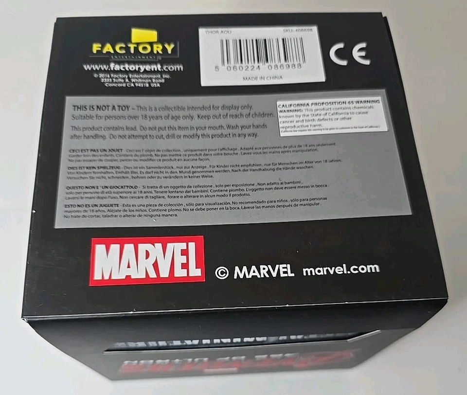 Marvel Hulk Vengadores Era de Ultrón Miniaturas de Metal Deadpool Thor 1:32 Lote de 3 Foto 4 de 4