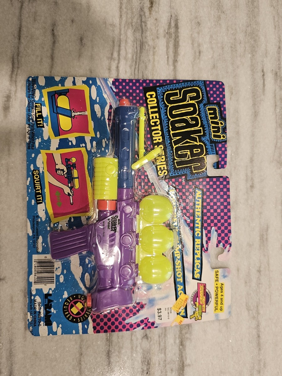 🔥 Mini SUPER SOAKER Collector Series 1993 LARAMI #9810-0 VINTAGE