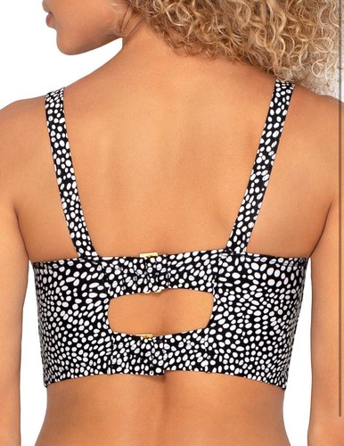 Women's Smart and Sexy Longline Underwire Bikini Swim Top 36C (Pearl Dot) - Picture 8 of 8