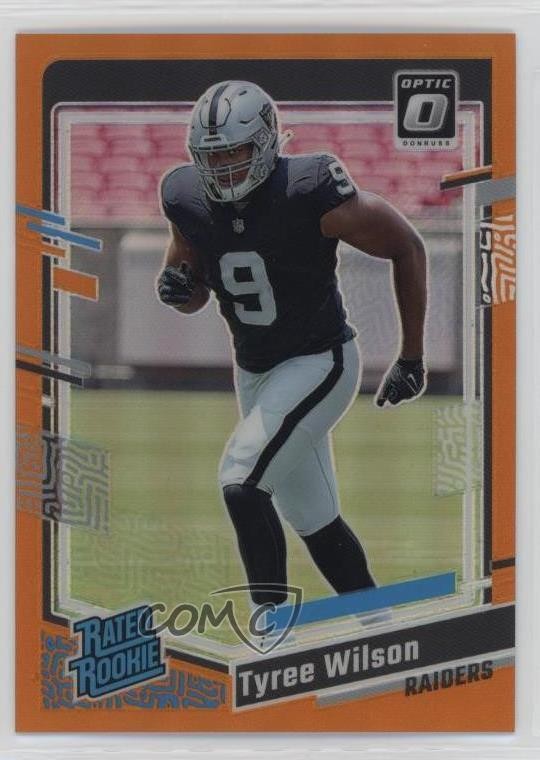 2023 Panini Donruss Optic Rated Rookie Orange Prizm /249 Tyree Wilson #262 14hl