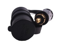 DIN KFZ Norm Steckdosen Stecker Adapter Kabel 12V 24V 10A LKW ZigarettenanzüNder