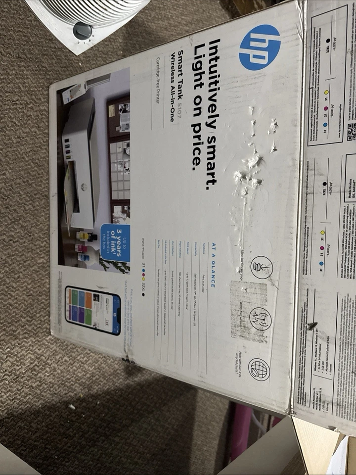 HP Smart Tank 5107 Wireless All-in-One Printer with Full Ink Tanks - Image 2 of 4