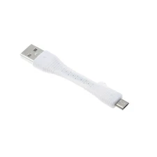 Short USB Cable MicroUSB Charger Cord Power Wire Fast Charge for Cell Phones