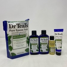 Dr Teal's Eucalyptus Spearmint Relax Relief Full Regimen 5-Piece Gift Set