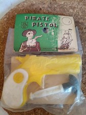 Circa 1970 Toy Pirate Pistol In Package