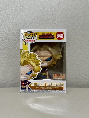 All Might (Weakened) Funko Pop #648 My Hero Academia Box Lunch Exclusive