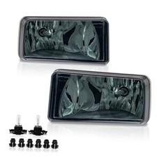 Fog Lights Lens Compatible with 2007 2008 2009 2010 2011 Smoke 07-14 Silverado