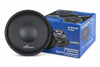 Audiopipe APSP-1050 10'' Midrange Speaker 700W Max 350W RMS 8 Ohm Car Audio