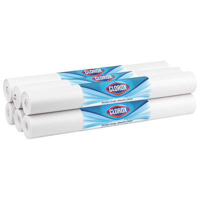 Duck Brand EasyLiner with Clorox Solid Grip Shelf Liner: 20 in. x 6 ft. (White)