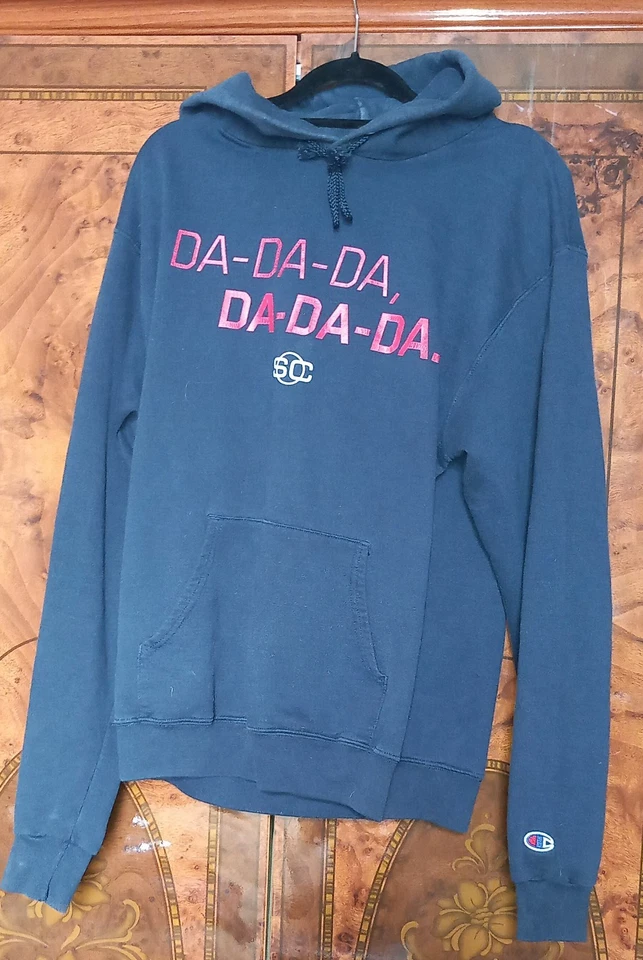 Champion SportsCenter Hoodie Mens Medium Blue Eco Authentic Fleece Pullover S700, photo 2 of 5