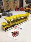 MATCHBOX LESNEY KINGSIZE K-8 YELLOW GUY WARRIOR CAR CARRIER TRANSPORTER ENHLAND