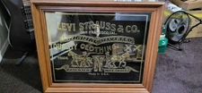Levi Strauss Mirrored Sign