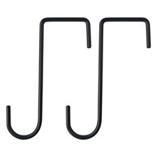 2x S Haken Zum Einh&auml;ngen, Metall Zaunhaken f&uuml;r Terrasse & Balkon