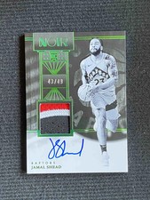 Jamal Shead 2024-25 Panini Noir RC Materials Auto Green 43/49 #327