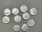 🇺🇸 10 Roosevelt Silver Dimes 1960-1963 90% Silver Lot