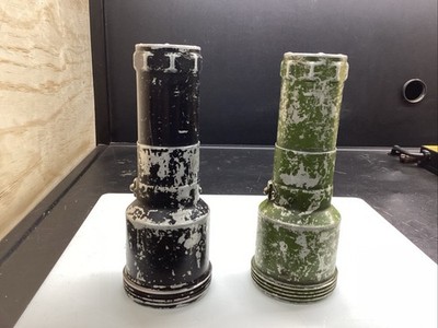 Pair Of Antique Collin s No Battery Generator Flashlights Pat.1924