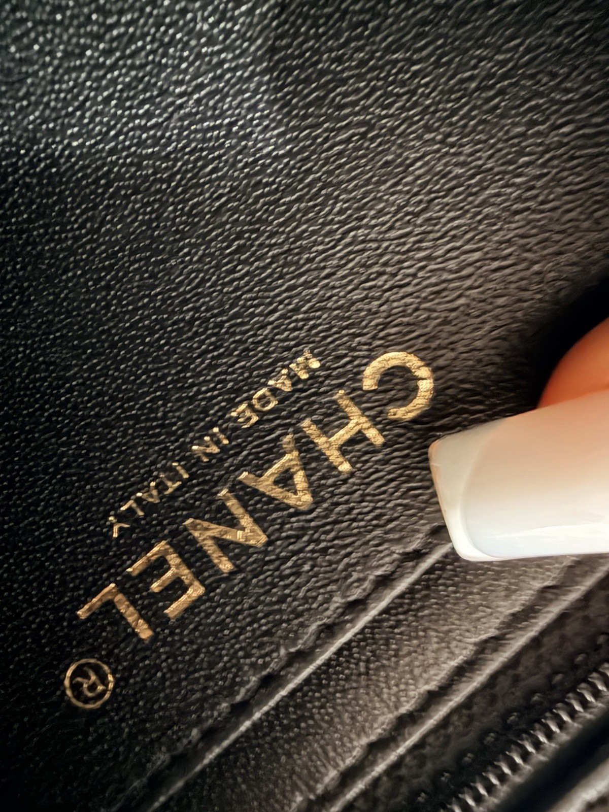 CHANEL Mini Rectangular Classic Flap Bag Black La… - image 9