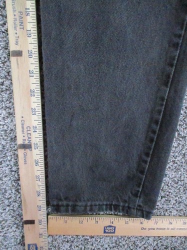 Vintage Gitano Jeans Womens 8 Petite Black High Waist Tapered Denim 90s 26x29 - Picture 9 of 10
