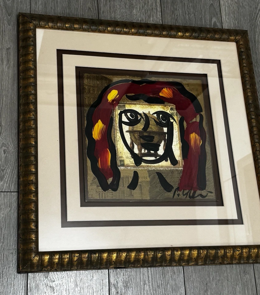 PETER R. KEIL - PINTURA ORIGINAL - ENMARCADO 22”x22” Foto 2 de 4