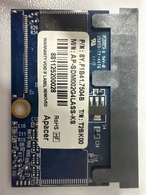 Apacer 8Y.F1B41.7504B Sata SSD DOC DOM Hard Drive 16GB SATA Grade B