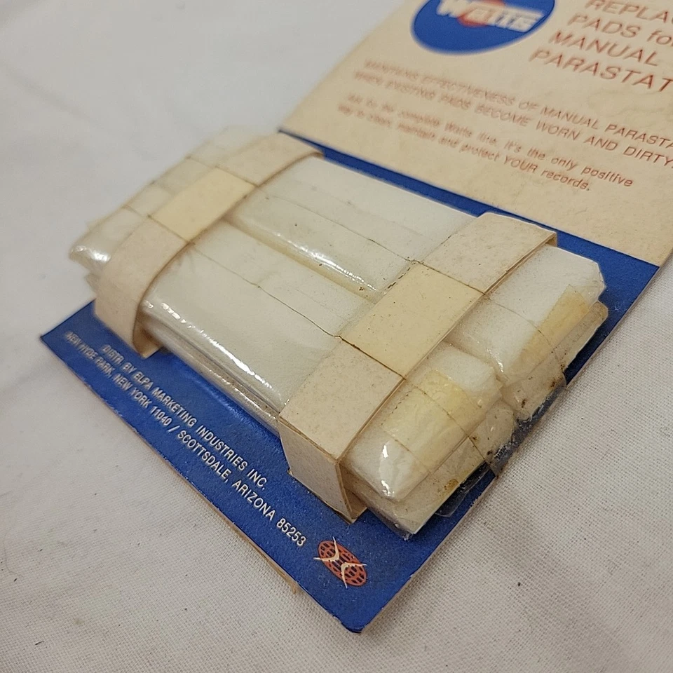 Almohadillas de repuesto de vatios para limpieza manual de discos de parastat NOS selladas Foto 2 de 3