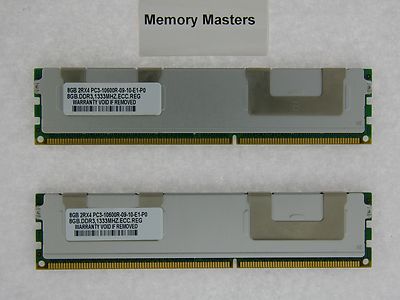 16GB (2X8GB) DDR3 PC3-10600 ECC Reg 240-PIN 1333MHZ für Servers