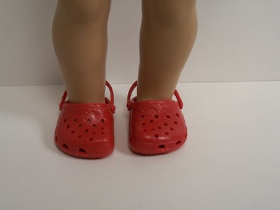 BUBBLEGUM PINK Kroc Duc Sandal Clogs Doll Shoes For 18/" American Girl Debs