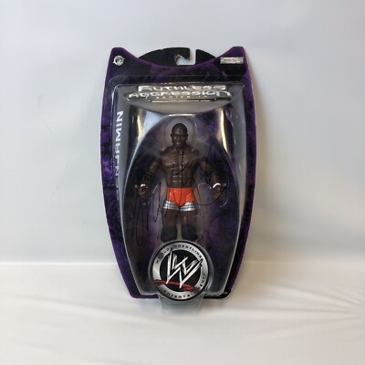 Autographed Shelton Benjamin Figure Jakks WWE Ruthless Aggression Series 14 NIB