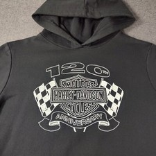 Harley Davidson Motorcycle Biker Women's Hoodie XL Sweatshirt