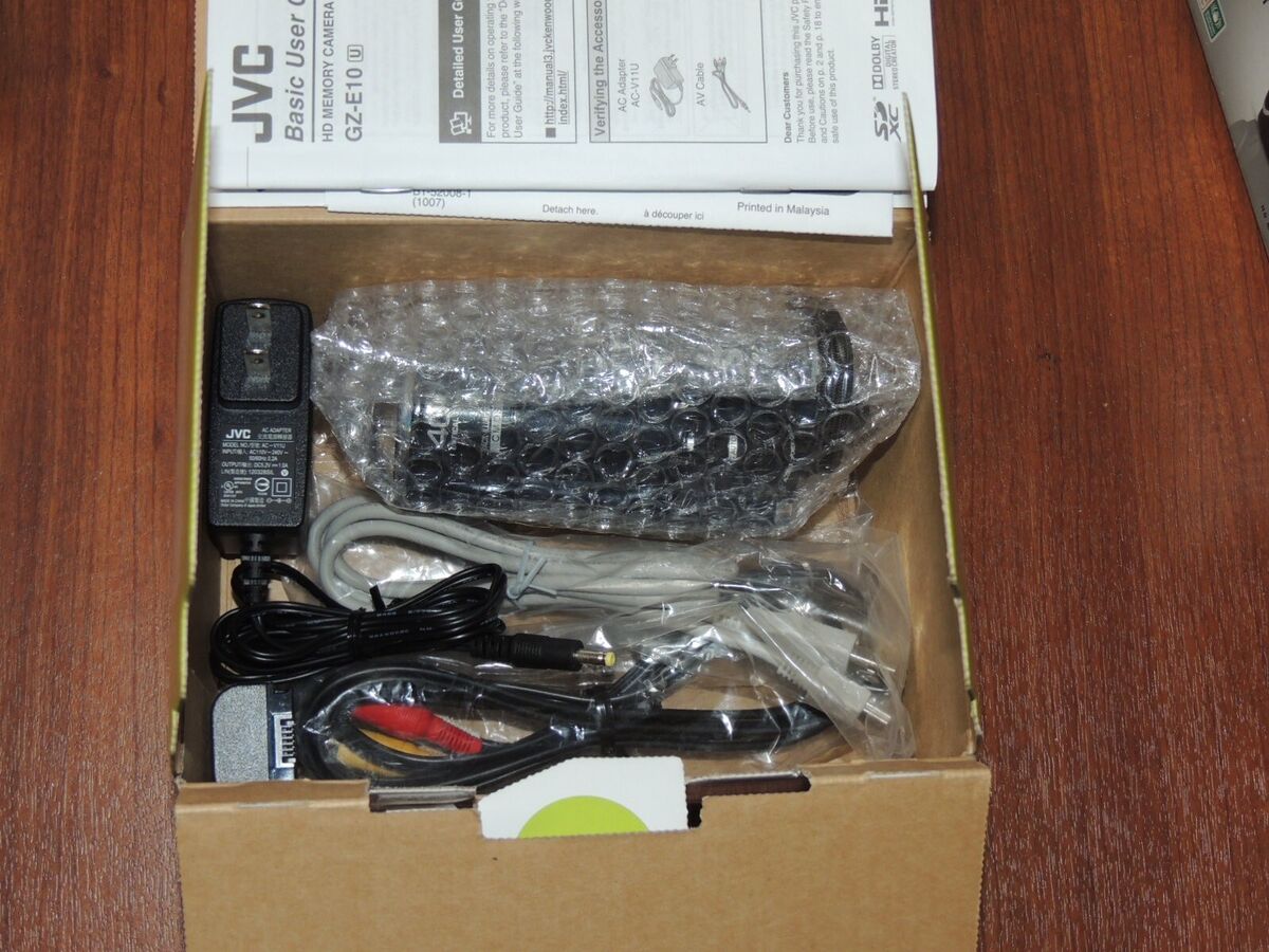 Open Box - JVC Everio GZ-E10 1080P HD Camcorder - BLACK Open Box - JVC Everio GZ-E10 1080P HD Camcorder - BLACK