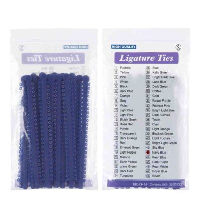 1000pcs Dental Orthodontic Ligature Ties Braces Elastic Rubber Bands 23 Color – La Paz County - Foto 6