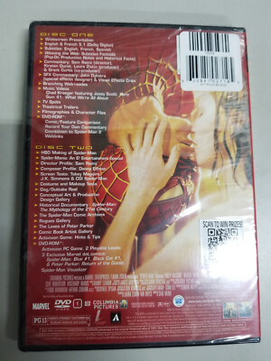 Spider-Man (DVD, 2002, 2-Disc Set, Special Edition Widescreen) NEW