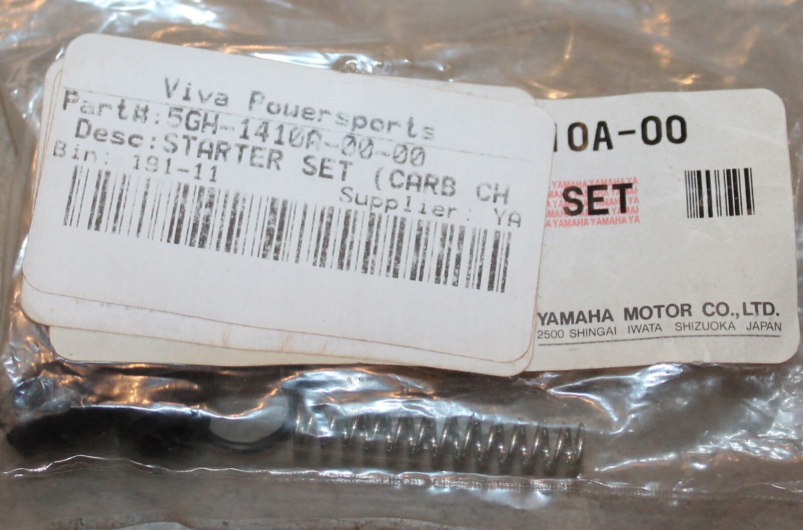 Choke Lever Starter Set Plunger Yamaha Grizzly Rhino 660 Yfm660 YFM