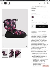 BLOCH Adult Dance Warm Up Booties S 5.6-6.5