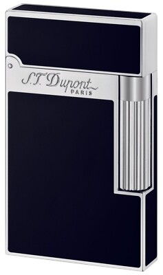 S.T. Dupont Black Lacquer & Palladium, Line 2 Lighter, 016296