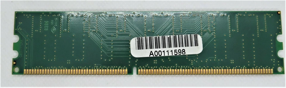 NANYA 256MB DDR SRAM PC2700U 333MHz NT256D64S88A0G-6 DIMM 184-PIN - Image 2 of 4