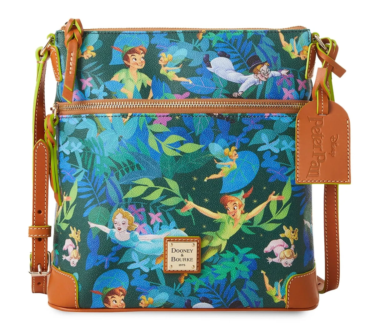 New Disney Parks Dooney Bourke Peter Pan Crossbody Bag eBay