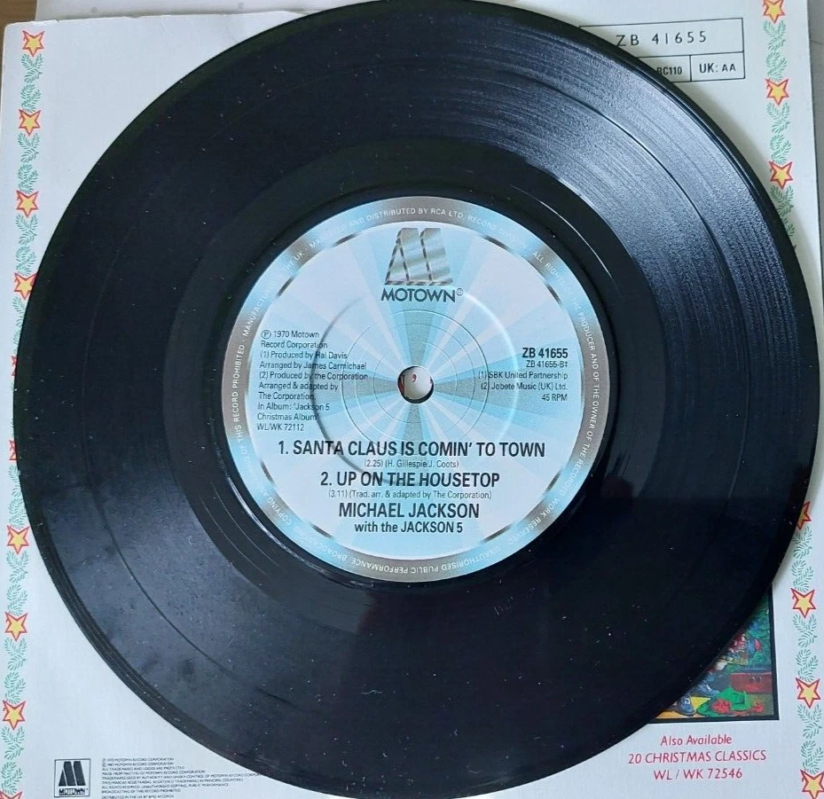 Michael Jackson With The Jackson 5 – Merry Christmas From Foto 4 de 4