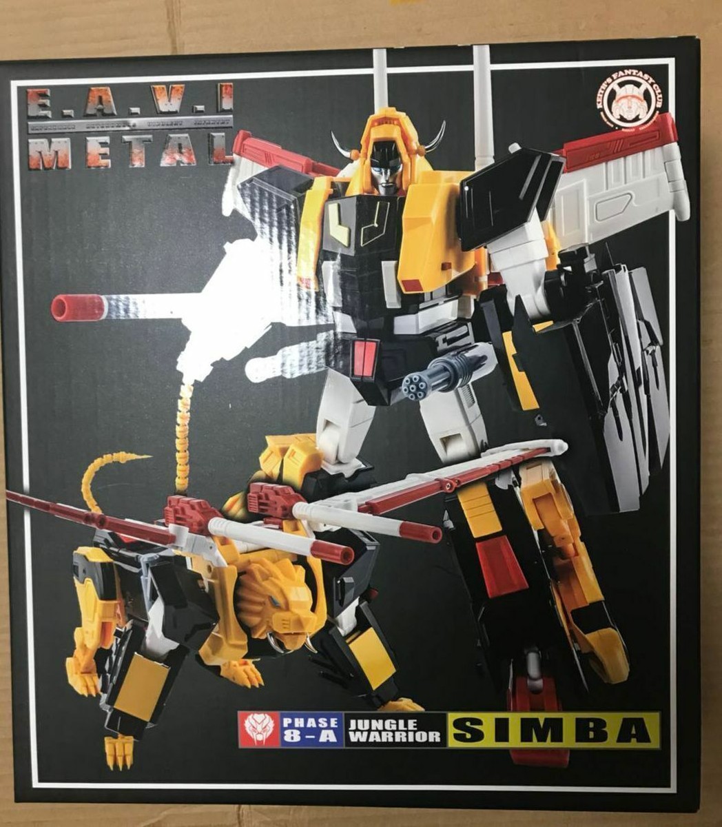 Transformation TOY KFC Eavi Metal PHASE 8A: JUNGLE WARRIOR SIMBA