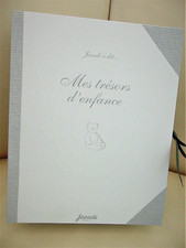 JACADI KEEPSAKES  RECORDS BOX PARIS "MES TRESORS D'ENFANTS DRAWERS-ENVELOPES