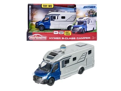 Majorette 213773000 HYMER B-Klasse MasterLine Wohnmobil – Premium Modell, mit Li