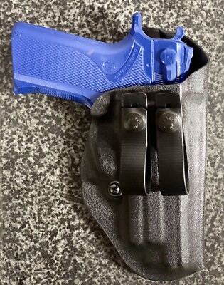 Kydex Style Inside the waistband Gun Holster with Rubberized Nylon Belt Loops