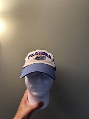 Starter Florida Gators NCAA Team Starter Hat Cap Strap Back White Blue NCAA