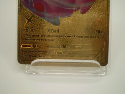 Pokemon Mew V Full Art 180HP Gold Foil Fan Art Card 069/189 High