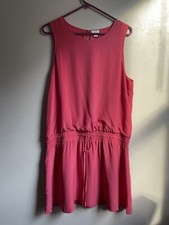 Silk J.Crew tie waist mini dress size L preppy tennis