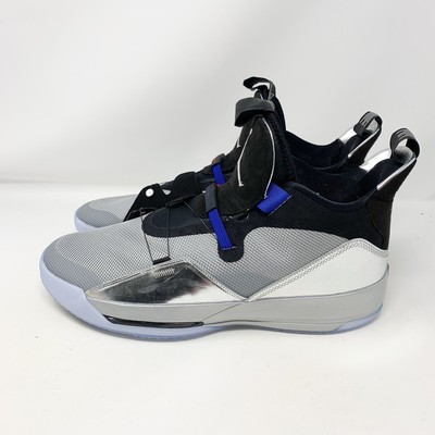 jordan 33 metallic silver black