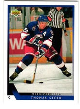 1993-94 Upper Deck #166 Thomas Steen Winnipeg Jets